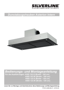 Bedienungsanleitung Silverline ASID 120 S Asterion Intern Premium Dunstabzugshaube