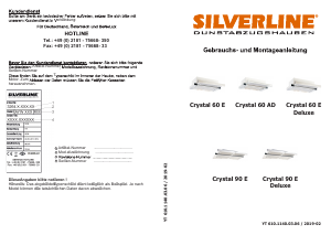 Bedienungsanleitung Silverline CRF 610 E Crystal Deluxe Dunstabzugshaube