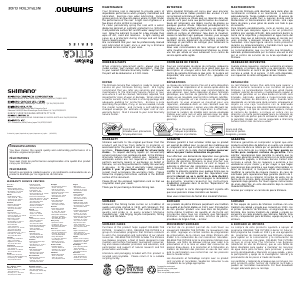 Handleiding Shimano Citica 200B Vismolen