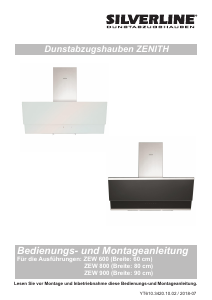 Bedienungsanleitung Silverline ZEW 600 S Zenith Dunstabzugshaube