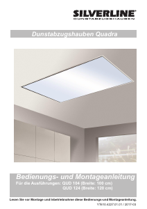 Bedienungsanleitung Silverline QUD 104 E Quadra Dunstabzugshaube