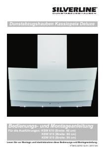 Bedienungsanleitung Silverline KSW 910 W Kassiopeia Deluxe Dunstabzugshaube