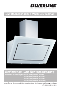 Bedienungsanleitung Silverline PGW 194.1 W Pegasus Premium Dunstabzugshaube