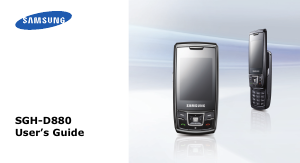 Bruksanvisning Samsung SGH-D880 Mobiltelefon