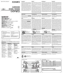 Handleiding Shimano Curado 101D Vismolen