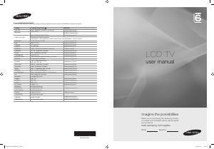 Manual Samsung LE55B651T3W Televisor LCD