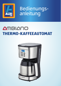 Bedienungsanleitung Ambiano GT-TCM-04 Kaffeemaschine