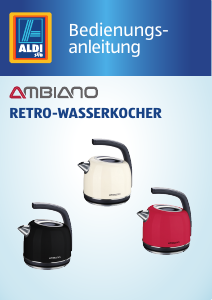 Bedienungsanleitung Ambiano GT-WKe-eds-01 Wasserkocher