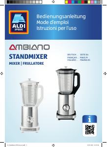 Mode d’emploi Ambiano GT-TB-02ch Blender
