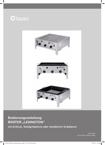 Bedienungsanleitung Tepro 3183T1 Lexington Barbecue