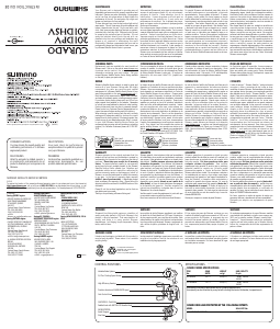 Manual Shimano Curado 201DPV Carreto pesca