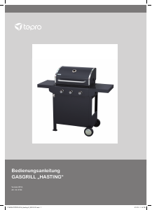 Bedienungsanleitung Tepro 3154 Hastings Barbecue