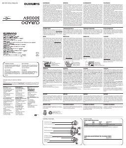 Manual Shimano Curado 300DSV Carreto pesca