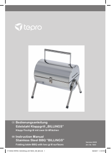 Handleiding Tepro 1043 Billings Barbecue