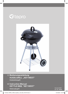 Bruksanvisning Tepro 1065N Key West Utegrill
