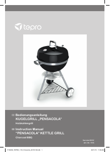 Handleiding Tepro 1116 Pensacola Barbecue