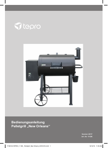Bedienungsanleitung Tepro 1112N New Orleans Barbecue