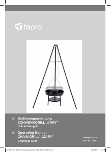 Handleiding Tepro 1135 Cary Barbecue