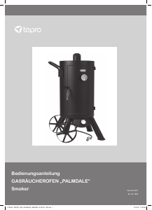 Bedienungsanleitung Tepro 3180 Palmdale Räucherofen