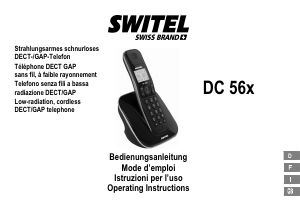 Handleiding Switel DC561 Draadloze telefoon