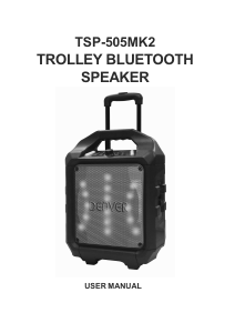 Mode d’emploi Denver TSP-505MK2 Haut-parleur