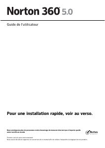 Mode d’emploi Norton 360 5.0