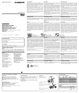 Handleiding Shimano FX 2000RA Vismolen