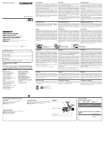 Handleiding Shimano IX 2000R Vismolen