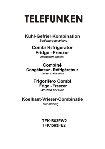 Bruksanvisning Telefunken TFK1563FE2 Kyl-frys