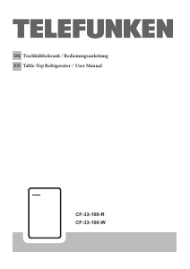 Bedienungsanleitung Telefunken CF-33-100-R Kühlschrank