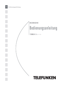 Bedienungsanleitung Telefunken TFWM0541 A+++ Waschmaschine