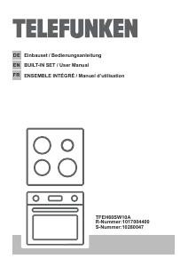 Bedienungsanleitung Telefunken TFEH60SW10A Herd