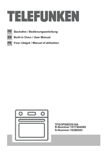 Manual Telefunken TFEOP60EDS10A Oven