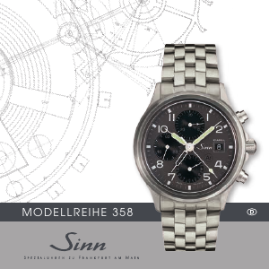 Bedienungsanleitung Sinn 358 Sa FLIEGER Armbanduhr