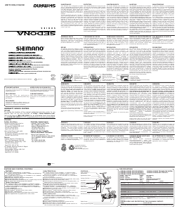 Mode d’emploi Shimano Sedona 6000FA Moulinet de pêche