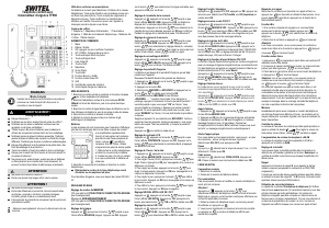 Mode d’emploi Switel TF560 Téléphone