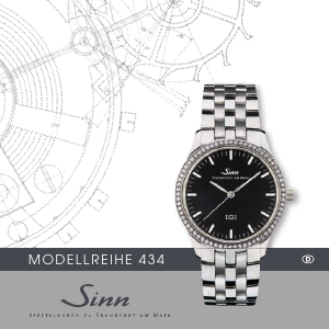 Bedienungsanleitung Sinn 434 St GG Perlmutt W Armbanduhr