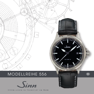 Bedienungsanleitung Sinn 556 I B Armbanduhr