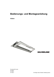 Bedienungsanleitung Silverline HIF 984 E Hidden Dunstabzugshaube