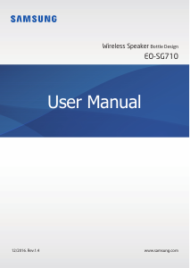 Manual Samsung EO-SG710 Altifalante