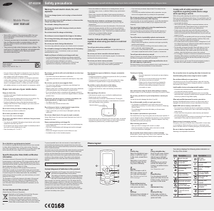 Bruksanvisning Samsung GT-E2230 Mobiltelefon