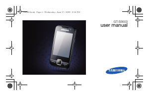 Bruksanvisning Samsung GT-S5600V Mobiltelefon