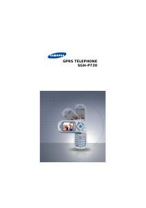 Bruksanvisning Samsung SGH-P730 Mobiltelefon
