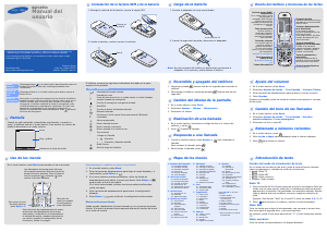 Manual de uso Samsung SGH-X550 Teléfono móvil
