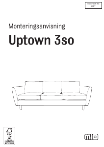 मैनुअल Mio Uptown सोफा