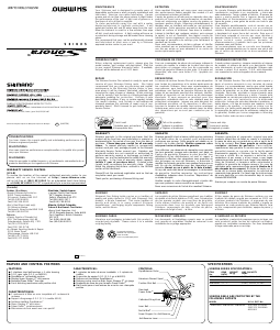 Handleiding Shimano Sonora 1000F Vismolen