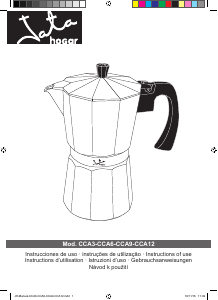 Manual Jata CCA12 Máquina de café