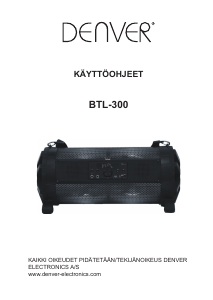 Käyttöohje Denver BTL-300 Kaiutin