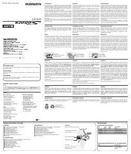 Mode d’emploi Shimano Sonora 4000FA Moulinet de pêche