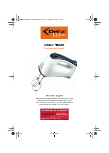 Manual Delta GT-HM-08-UK Hand Mixer